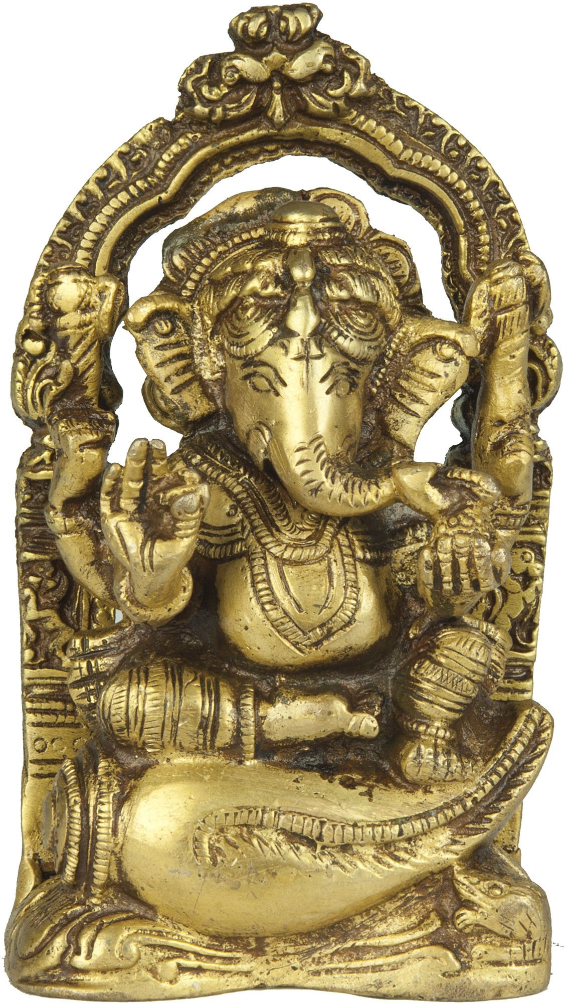 20% OFF on Exotic India Lord Ganesha Seated on Conch Showpiece - 11.684 cm 20% OFF on Exotic India Lord Ganesha Seated on Conch Showpiece - 11.684 cm