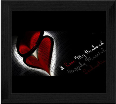 44% OFF on Ellicon B584 I Love Husband Showpiece - 19.5 cm