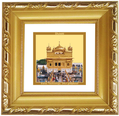 Diviniti Golden Temple Showpiece - 10 cm Diviniti Golden Temple Showpiece - 10 cm
