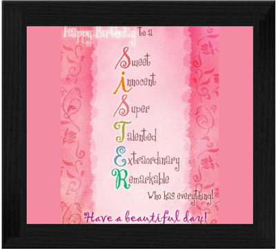 44% OFF on Ellicon B538 Happy Birthday To A Sister Showpiece - 19.5 cm