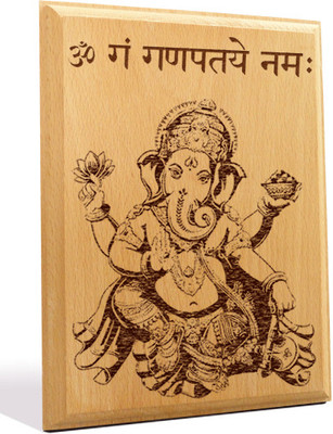 21% OFF on Tiedribbons Om Ganapataye Namah Engraved Plaque Showpiece - 18 cm 21% OFF on Tiedribbons Om Ganapataye Namah Engraved Plaque Showpiece - 18 cm