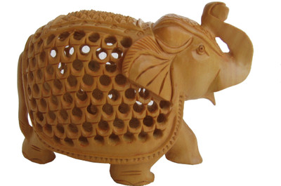 37% OFF on Craft International Elephant Carving and Cut Work ( Trunk up) - 3 Inch Showpiece - 10 cm 37% OFF on Craft International Elephant Carving and Cut Work ( Trunk up) - 3 Inch Showpiece - 10 cm