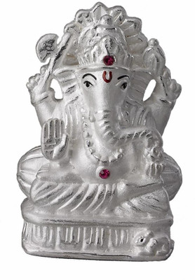 45% OFF on Taraash 999 Silver Lord Ganeshji Idol - GI1231F Showpiece - 6 cm Silver, Silver 45% OFF on Taraash 999 Silver Lord Ganeshji Idol - GI1231F Showpiece - 6 cm Silver, Silver