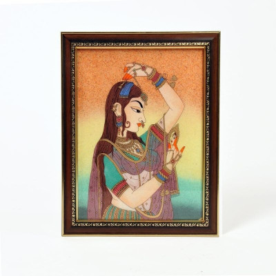 20% OFF on Shoppingatara Princess Bani Thani Gemstone Painting Showpiece - 13 cm 20% OFF on Shoppingatara Princess Bani Thani Gemstone Painting Showpiece - 13 cm