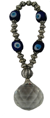 Divya Mantra Feng Shui Evil Eye Protection With Feng Shui Crystal Showpiece - 13 cm Divya Mantra Feng Shui Evil Eye Protection With Feng Shui Crystal Showpiece - 13 cm