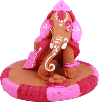 27% OFF on Adaa Terracotta - Crawling Ganesha Statue - Pink Showpiece - 6.5 cm 27% OFF on Adaa Terracotta - Crawling Ganesha Statue - Pink Showpiece - 6.5 cm