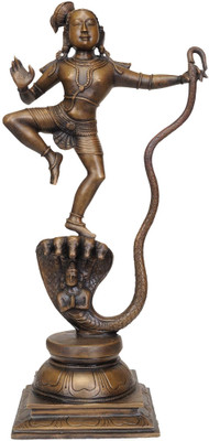 20% OFF on Exotic India Lord Krishna Dancing on Serpent Kaliya Showpiece - 38.1 cm 20% OFF on Exotic India Lord Krishna Dancing on Serpent Kaliya Showpiece - 38.1 cm