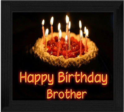 44% OFF on Ellicon B401 Happy Birthday Brother Showpiece - 19.5 cm