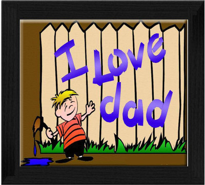 44% OFF on Ellicon B380 I Love Dad Showpiece - 19.5 cm