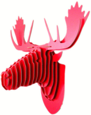 37% OFF on Panache Animal Head AH004-Red2 Showpiece - 80 cm