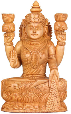 50% OFF on Priyakala Whitewood Goddess Of Wealth Lakshmi Showpiece - 17.78 cm 50% OFF on Priyakala Whitewood Goddess Of Wealth Lakshmi Showpiece - 17.78 cm
