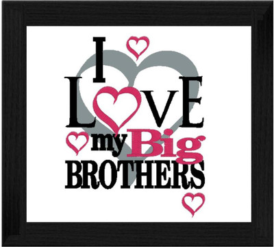 44% OFF on Ellicon B419 I Love My Big Brother Showpiece - 19.5 cm