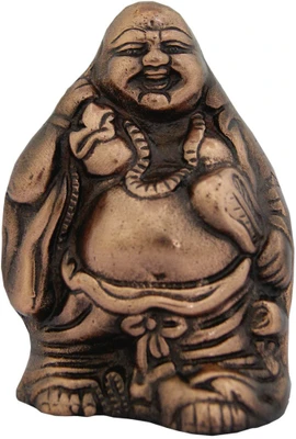 47% OFF on Aaradhi Feng Shui Heavy Premium 4 Inches Laughing Buddha in Copper finish Showpiece - 11 cm 47% OFF on Aaradhi Feng Shui Heavy Premium 4 Inches Laughing Buddha in Copper finish Showpiece - 11 cm