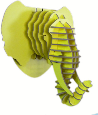 37% OFF on Panache Animal Head AH001-Yellow2 Showpiece - 80 cm