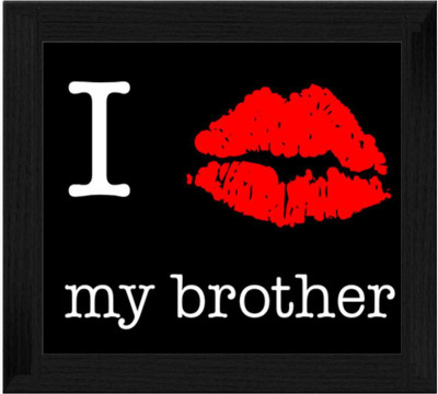 44% OFF on Ellicon B444 I Love My Brother Showpiece - 19.5 cm