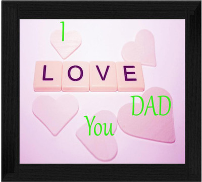 44% OFF on Ellicon B400 I Love You Dad Showpiece - 19.5 cm