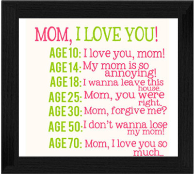 44% OFF on Ellicon B317 Mom I Love You Showpiece - 19.5 cm