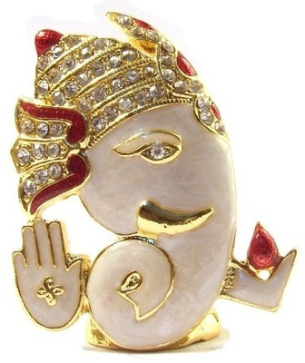 32% OFF on Nirus Lord Ganesha Idol - 4dcm - Spiritual Decor - NSI54 Showpiece - 3 cm