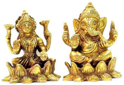 64% OFF on Parv Collections Laxmi Ganesha Showpiece - 7 cm 64% OFF on Parv Collections Laxmi Ganesha Showpiece - 7 cm