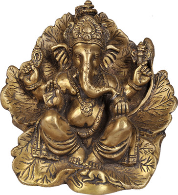 20% OFF on Exotic India Lord Ganesha Seated on Flower Couch Showpiece - 16.764 cm 20% OFF on Exotic India Lord Ganesha Seated on Flower Couch Showpiece - 16.764 cm
