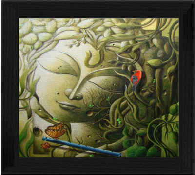 44% OFF on Ellicon B77 Green God Showpiece - 19.5 cm