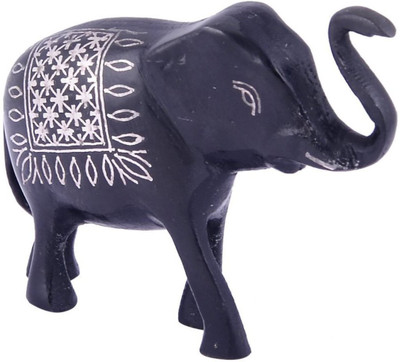 Sheela's Arts & Crafts Showpiece - 8 cm Silver, Black