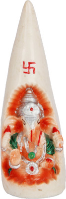 7% OFF on Adaa Sri Ganesha Statue In Elephant Tusk Showpiece - 11.4 cm