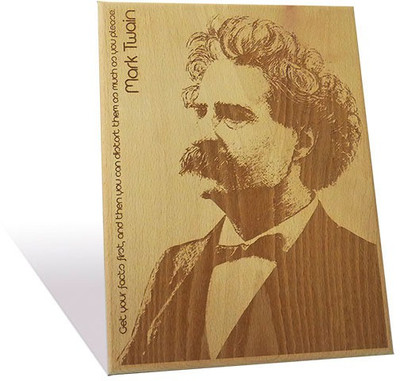 Engrave Mark Twain Plaque 12 Engrave Mark Twain Plaque 12