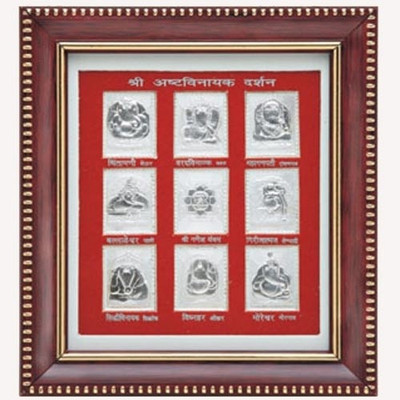 10% OFF on Ghasitaram Gifts Pure Astavinayak Darshan slm-18 Showpiece - 15 cm