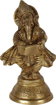 63% OFF on TiiKart Ganesha Playing Harmonium Statue Showpiece - 15 cm