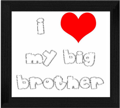 44% OFF on Ellicon B428 I Love My Big Brother Showpiece - 19.5 cm