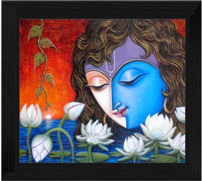 44% OFF on Ellicon B51 Krishna Painting Showpiece - 19.5 cm