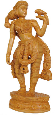 20% OFF on Exotic India Nayika (Apsara) with Her Parrot Showpiece - 53.848 cm