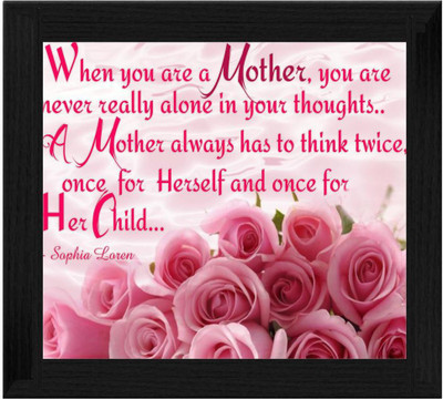 44% OFF on Ellicon B307 Mother Daughter Quote Showpiece - 19.5 cm