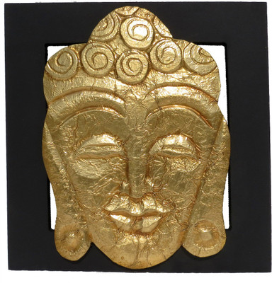 33% OFF on Pindia Wood Home Decor Designer Wall Hanging Fancy Golden Buddha Frame Panel Showpiece - 20.3 cm 33% OFF on Pindia Wood Home Decor Designer Wall Hanging Fancy Golden Buddha Frame Panel Showpiece - 20.3 cm
