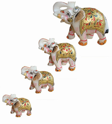 71% OFF on Anshul Fashion Marble Elephant Set of Showpiece - 8.89 cm 71% OFF on Anshul Fashion Marble Elephant Set of Showpiece - 8.89 cm