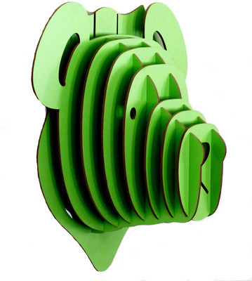 37% OFF on Panache Animal Head AH002-Green Showpiece - 80 cm