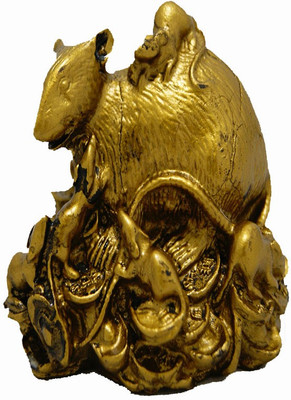 57% OFF on Divya Mantra FengShui RatonCoin Showpiece - 6 cm