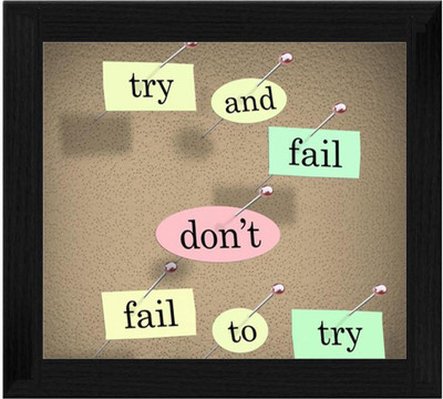 44% OFF on Ellicon B185 Short Positive Thinking Quotes Showpiece - 19.5 cm