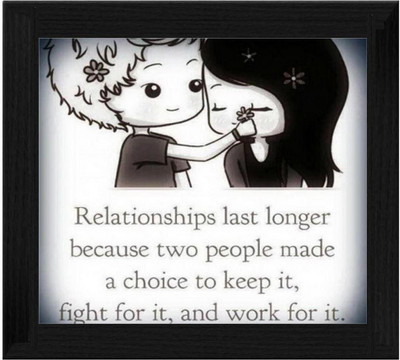 44% OFF on Ellicon B168 Relationship Quotation Showpiece - 19.5 cm