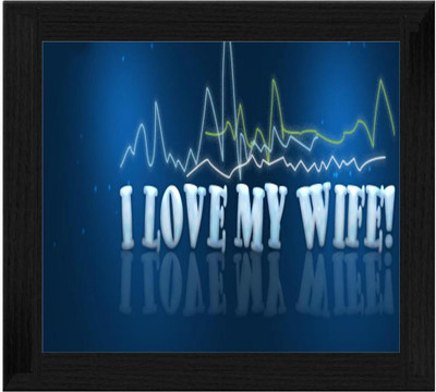 44% OFF on Ellicon B601 I Love My Wife Showpiece - 19.5 cm