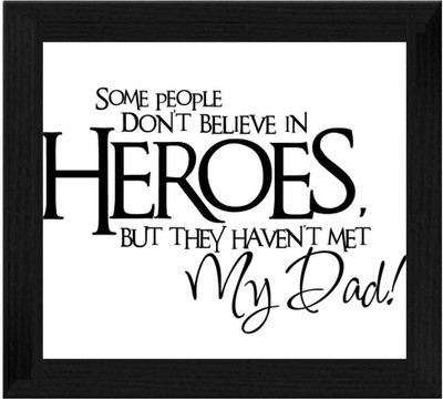 44% OFF on Ellicon B360 Dad Quotes Showpiece - 19.5 cm