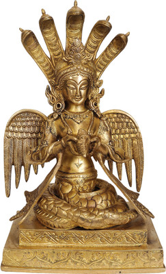 20% OFF on Exotic India Naga-Kanya The Snake Woman Showpiece - 32 cm