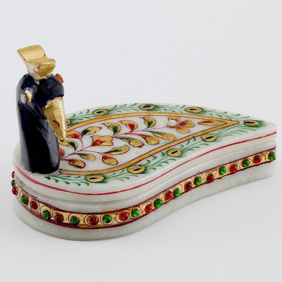 23% OFF on Aapno Rajasthan Marvel In Marble - Gold Embossed Roli Tika Chopra Showpiece - 7.62 cm 23% OFF on Aapno Rajasthan Marvel In Marble - Gold Embossed Roli Tika Chopra Showpiece - 7.62 cm