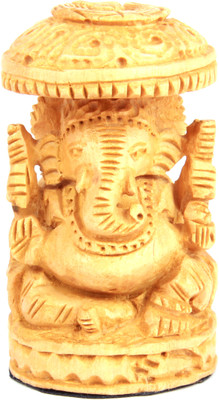7% OFF on Adaa Whitewood - Umbrella Ganesha Statue (Height: 3 Inches) Showpiece - 8.128 cm 7% OFF on Adaa Whitewood - Umbrella Ganesha Statue (Height: 3 Inches) Showpiece - 8.128 cm