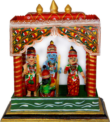 19% OFF on Adaa Kondapalli - Rama Sita Laxman and Hanuman Mandir Showpiece - 20 cm 19% OFF on Adaa Kondapalli - Rama Sita Laxman and Hanuman Mandir Showpiece - 20 cm