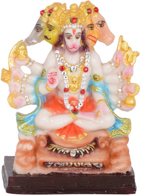 11% OFF on Dharmraj Links Panchmukhi Hanuman Ji Small Showpiece - 22 cm 11% OFF on Dharmraj Links Panchmukhi Hanuman Ji Small Showpiece - 22 cm