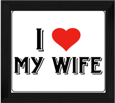 44% OFF on Ellicon B620 I Love My Wife Showpiece - 19.5 cm