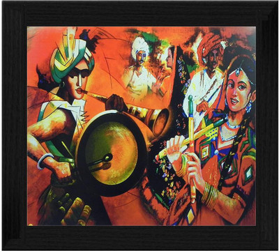 44% OFF on Ellicon B49 Gujrati Dance Showpiece - 19.5 cm