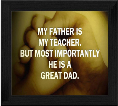 44% OFF on Ellicon B386 Father Day Msg Showpiece - 19.5 cm